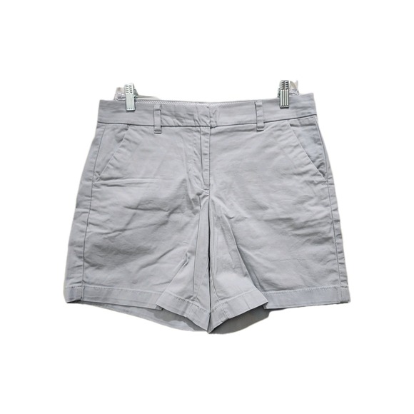 Tommy Hilfiger Women's Shorts Size 6 Gray‎ Stretch Cotton Flat Front Casual - Picture 1 of 7